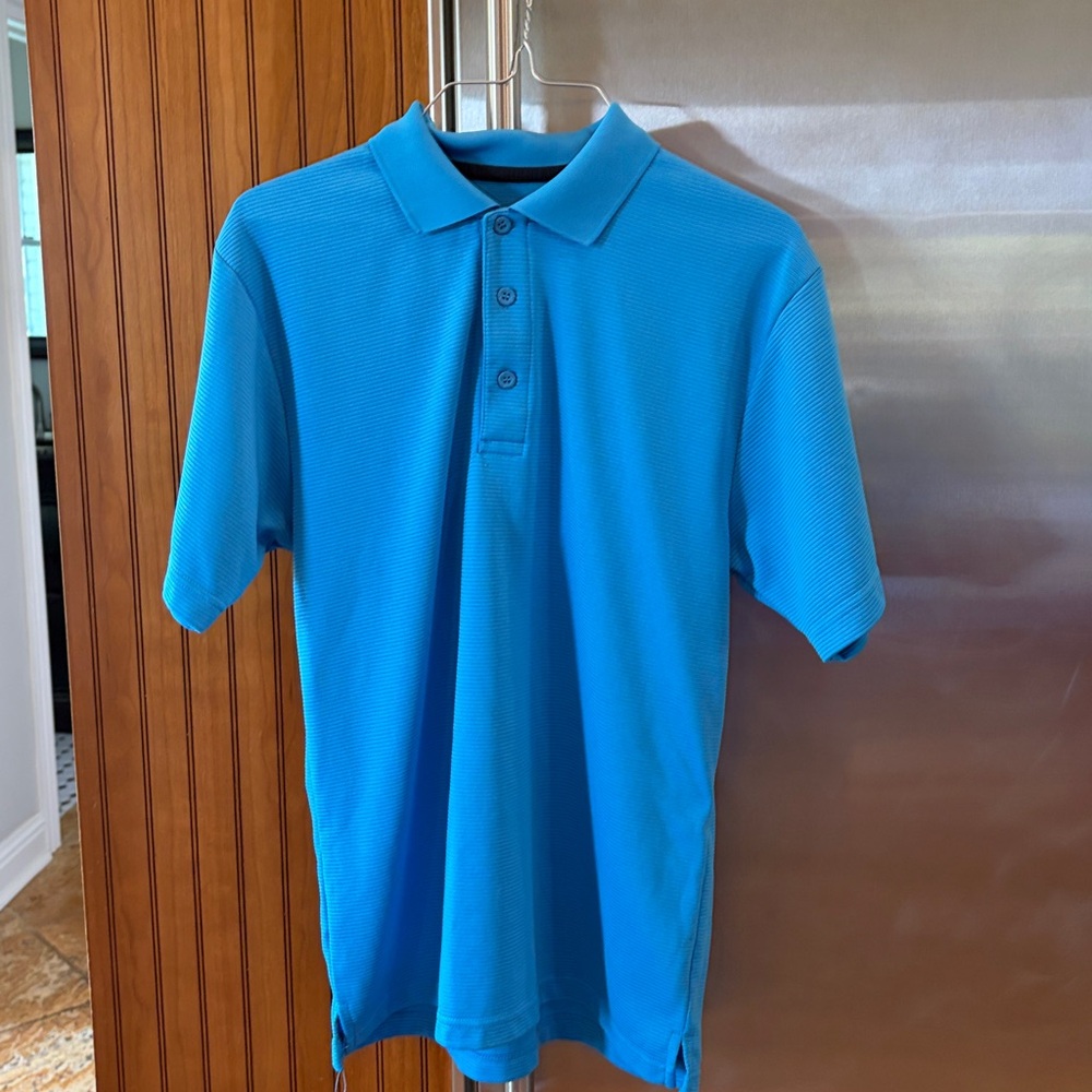 Men's Blue Polo Shirt - Classic Short Sleeve
